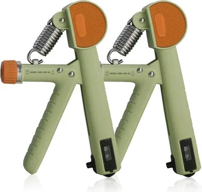 Obrázek produktu pro Sada 2 kusů posilovačů rukou, nastavitelná, ideální pro posilování zápěstí a rehabilitaci