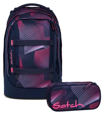 Produktbild von Satch, Schulrucksack-Set PACK Seismic Pink 2-teilig, ab 5. Klasse