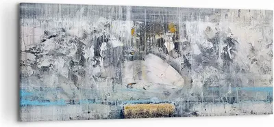 Produktbild von Bild auf Leinwand - Leinwandbild - Abstraktion modern - 120x50cm - Wand Bild - Wanddeko - Leinwanddruck - Bilder - Kunstdruck - Wanddekoration - Leinwand bilder - Wandkunst - AB120x50-3474