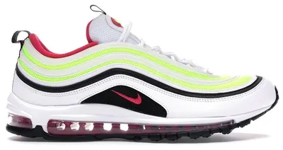 Zdjęcie produktu dla Nike Air Max 97 w kolorach: biały, czarny, Volt, różowy - rozmiar EU 44,5