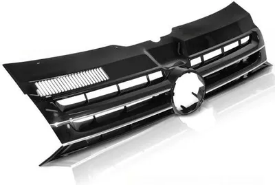 Produktbild von Sportgrill / Kühlergrill passend für Volkswagen T5 GP (Facelift) 10-15 schwarz/chrom