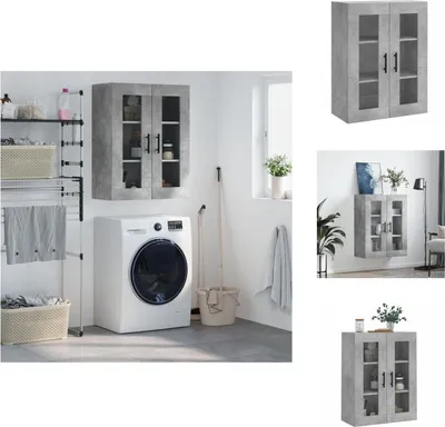 Produktbild von vidaXL Wandschrank Betongrau 69,5x34x90 cm -  Sideboards
