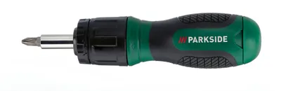 Produktbild von PARKSIDE® Schraubendreher mit Ratschenfunktion  »PSRB 31 A1« und Bits, 31-teilig