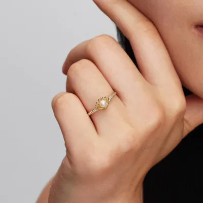Produktbild von Pandora-Ring, GewÖ Hnliches Metall 163654C01-50