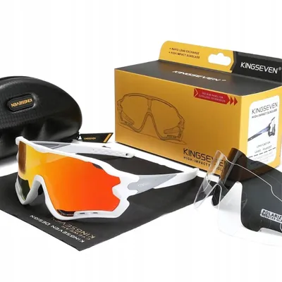 Image de Lunettes De Sport Polarisées Pour Vélo 3 Lentilles Interchangeables