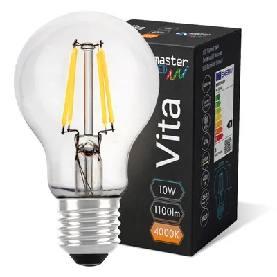 Produktbild von MasterLED - Leuchtmittel - Sockel E27 A60 - 4000 K tralweiß - 1100 lm - 10 W - Rundumlicht 360° - leuchtmittel e27 - glühbirne e27