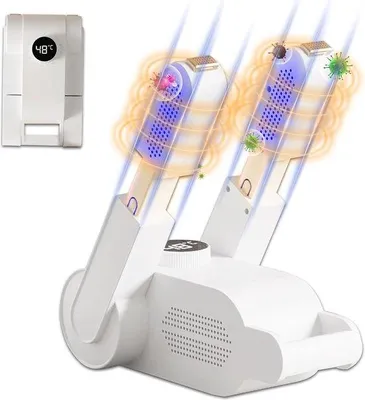 Immagine prodotto di Asciugascarpe - Asciugascarpe con timer - Asciugascarpe bianco