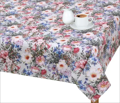 Zdjęcie produktu dla Obrus EMA – 120 x 140 cm – niebieski, różowy
