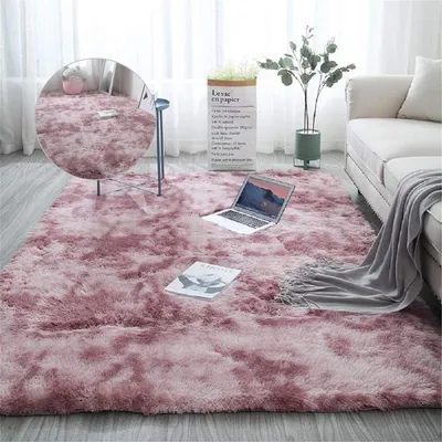Obrázok produktu pre Kober s dlhým vlasom, vhodný do obývačky, farba: fialová, rozmery: 50 x 120 cm