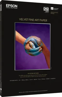 Image de Epson Velvet Fine Art Paper A 3+ 20 feuilles, 260 g S 041637