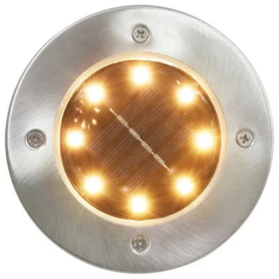 Obrázek produktu pro vidaXL Solární zemní světla 8 ks. LED teplá bílá