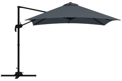 Image de Parasol carré - Protection solaire - Parasol de jardin - Parasol de terrasse - Auvent - Inclinable - Rotation à 360°