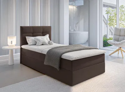 Produktbild von AX LIVING Boxspringbett 80x200 cm Geceteni Boxspringbett Braun