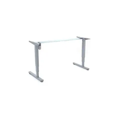 Produktbild von STIER Elektrisch Höhenverstellbares Doppel-Teleskopgestell, für Tischplatten 160x80 cm, verstellbar zwischen 63-123 cm, ideal für ergonomische Schreibtische