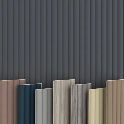 Zdjęcie produktu dla WAVE, listwy drewniane MDF, 2,75 m, HEXIM, panel ścienny z listew, panele ścienne z listew, odporne na uderzenia