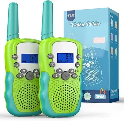 Zdjęcie produktu dla Walkie talkie dla dzieci 3 12 lat zestaw 2 szt 8 kanałów latarka