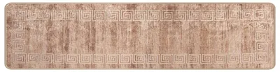 Produktbild von vidaXL Teppichläufer MARSA Weiß 50 x 400 cm Polyester und PVC