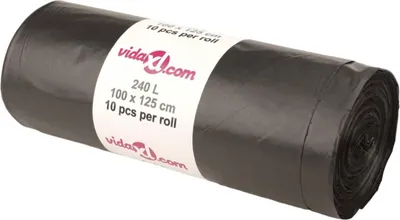 Immagine prodotto di vidaXL Fodere per cestini 150 pz. nero 240 L