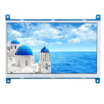 Zdjęcie produktu dla 7-calowy wyświetlacz TFT HD o rozdzielczości 1024 x 600 z wejściem HDMI do komputera Raspberry Pi 4B/3B