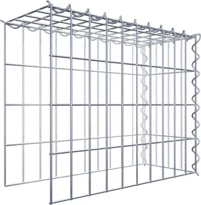 Produktbild von Anbaugabione Typ 4 50 cm x 40 cm x 20 cm (L x H x T), Maschenweite 5 cm x 10 cm, Spirale