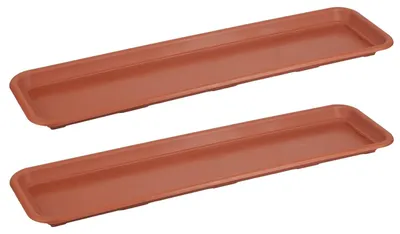 Productafbeelding van Rectangulaire Terracotta Bloempot Onderzetter