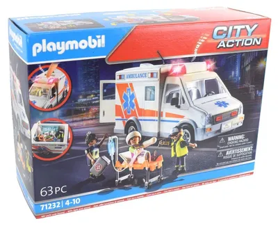 Produktbild von PLAYMOBIL Ambulance, Fahrzeug, 4 Jahr(e), AAA, Mehrfarbig