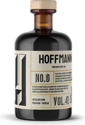 Produktbild von Mein Gin - Hoffmanns Premium Dry Gin No8 - Der Hoffmann Gin 0,5L (41% Vol)