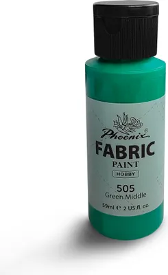 Produktbild von Stofffarbe für helle und dunkle Textilien Phoenix 59 ml Green Middle 505