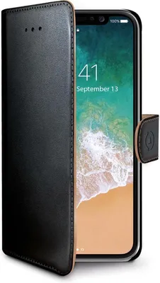 Immagine prodotto di Celly WALLY900 Custodia a Libro Cover Case per Apple Iphone X Nero