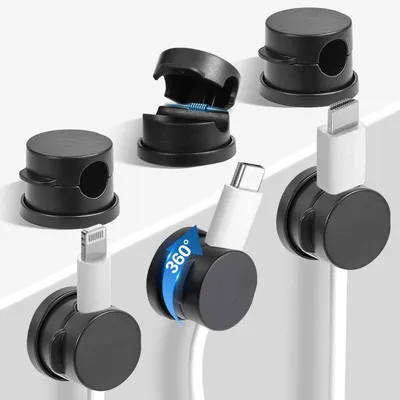 Produktbild von Kabelorganizer mit 6 Fächern und 360° Drehung