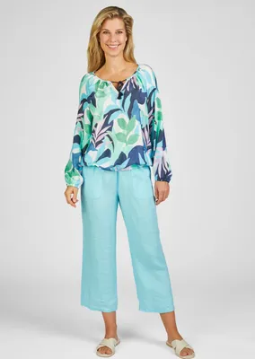 Produktbild von Bluse 2312 Aquablau Größe 38