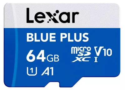 Immagine prodotto di Lexar BLUE PLUS 64 GB MicroSDXC UHS-I