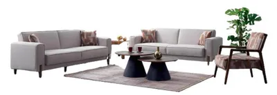 Zdjęcie produktu dla zestaw sofa kanapa meble tapicerowane 3+3+1 fotel zestaw mebli meblowych