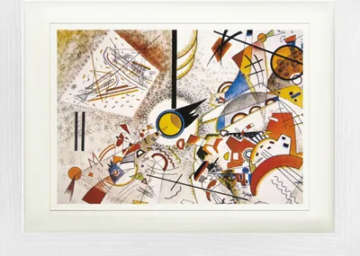 Produktbild von Wassily Kandinsky Gerahmtes Bild Mit Edlem Passepartout | Wand-Bilder | Im Bilderrahmen - Ohne Titel, 1923 (30 x 40 cm)