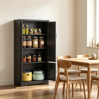 Produktbild von Eleganter Aufbewahrungsschrank,Küchenschrank,Küchenseite