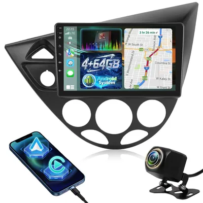 Produktbild von Android Autoradio mit 4G, 64G Speicher, 9-Zoll-Touchscreen, GPS und WLAN