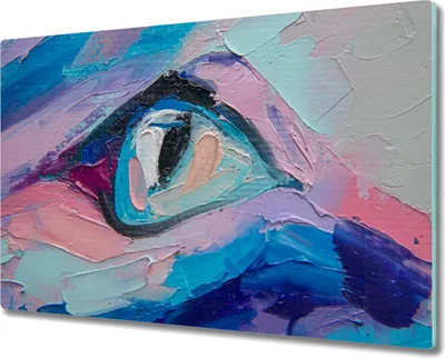 Produktbild von Coloray Hackbrett Kochplattenabdeckung Herdabdeckplatte 80x52 cm Schneidebrett Küchenbrett - Auge