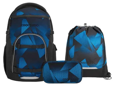 Produktbild von Coocazoo, Schulrucksack-Set BYTE Electric Ice 3-teilig, ab 5. Klasse