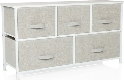 Produktbild von hjh LIVING Kommode mit 5 Schubladen FOLDAR Sideboard Schrank 55.0 x 100.0 x 30.0 cm