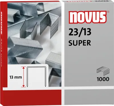 Produktbild von NOVUS Heftklammer 042-0533 23/13 verzinkt 1.000 St./Pack.