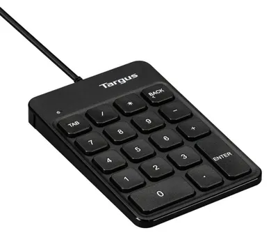 Imagen del producto de TARGUS: Teclado numérico USB con cable, color