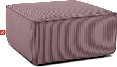 Produktbild von KONSIMO Sitzpouf gefederte Sitzfläche "NAPI" ,hellviolett, Kordstoff, Modern, 83x45x83cm