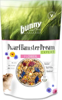 Productafbeelding van Bunny Nature 20925, Mengvoeder, 500 g, voor hamsters, met vitamine A, vitamine D3, vitamine E, koper, ijzer, mangaan, natrium en zink, 15,1%