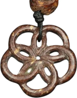 Produktbild von Keltischer Knoten Speckstein Anhänger Schmuck Handmade