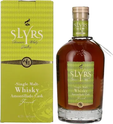 Image de Slyrs Single Malt Whisky Amontillado Cask 46% Vol. 0,7l en boîte cadeau