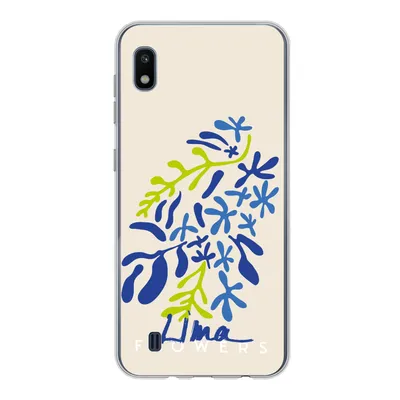 Produktbild von MuchoWow® Handyhülle Schutzhülle Hülle für Samsung Galaxy A10 Blume - Blätter - Lima Silikon Softcase Handy Hülle - Schutzhülle