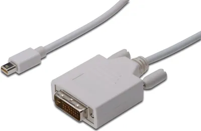 Produktbild von DIGITUS DisplayPortKabel miniDPort->DVI(24+1) St/St 8K 2m1.1 Polybeutel