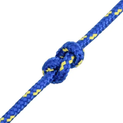 Produktbild von Bootsseil Polypropylenseil Tauwerk Flechtleine Schnur für Boote Garten Camping und Outdoor reißfest wetterbeständig Mehrzweckseil 6 mm Blau 250 m