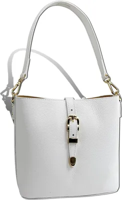 Produktbild von Toscanto Damen Umhängetasche Tasche weiß Leder D2OTTM812UW