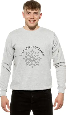 Produktbild von Cotton Prime® Sweatshirt Steuerrad M Grau-Melange